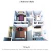 2 Bedroom 1 Bath